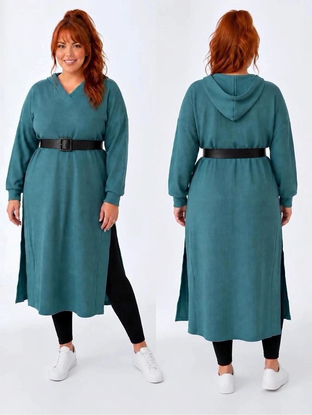 Andrée by Unit Geometric Midi Dress in Blue Size Small NWT waffle variety of siz